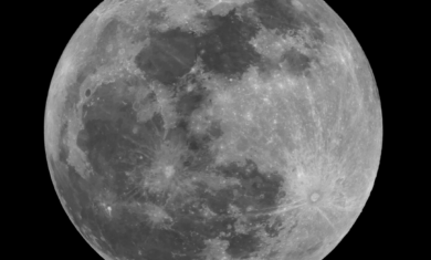 The full harvest supermoon illuminates the night sky on September 17, 2024. Image credit: Nick Lake