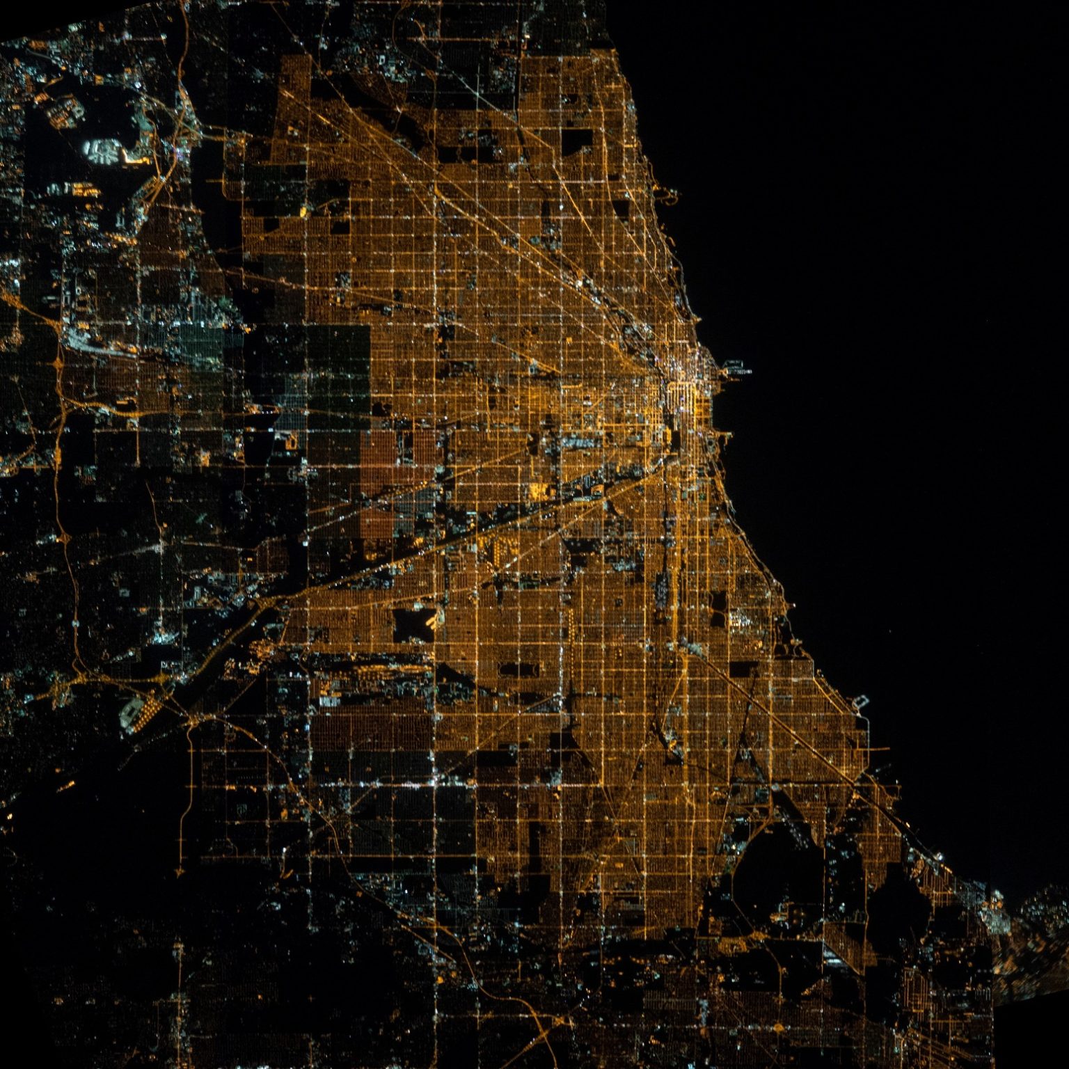 chicago grid map