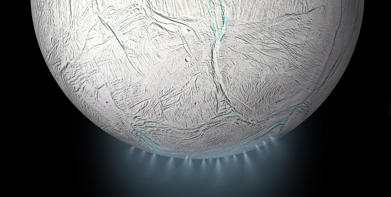 Artist's Illustration of Enceladus