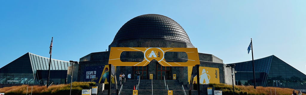 MuzeMerch - Adler Planetarium Eclipse Water Bottle